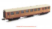 2P-011-306 Dapol Gresley Buffet Coach number 9132 in LNER Teak livery